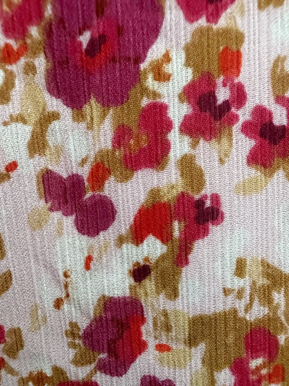 J. Crew Pink and Red Floral babydoll style mini dress size small